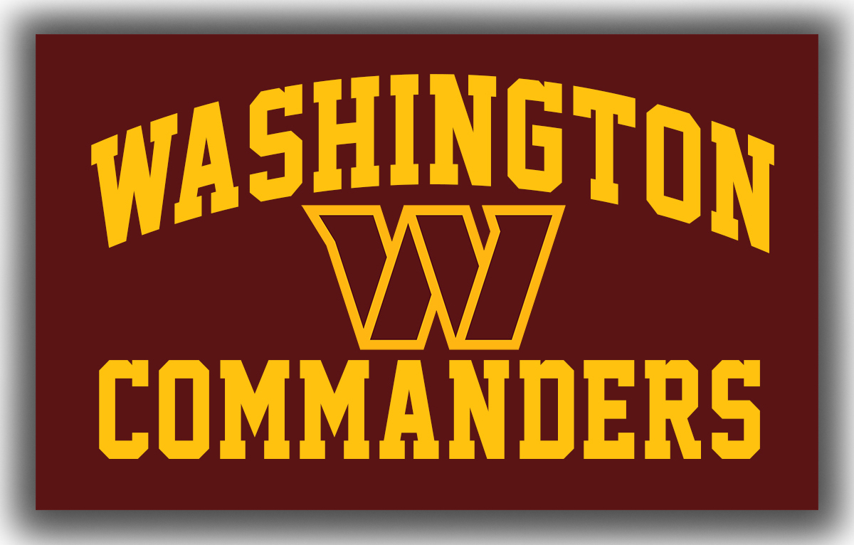 Washington Commanders Football Team Fan Memorable Flag 90x150cm3x5ft ...