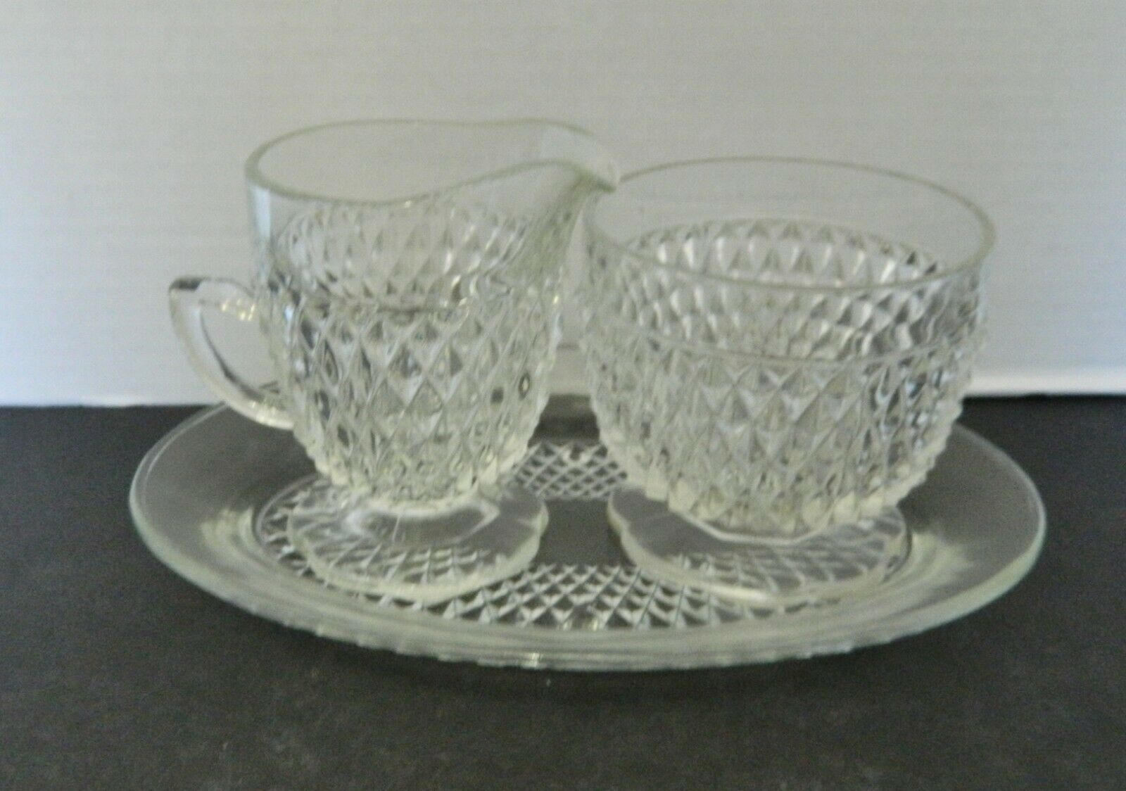 Home & Living Sugar Bowls & Creamers Vintage Indiana Glass Creamer and