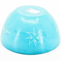 Vaneal Group Handmade Soapstone Blue Flower & Star Design Trinket Bowl Kenya image 2