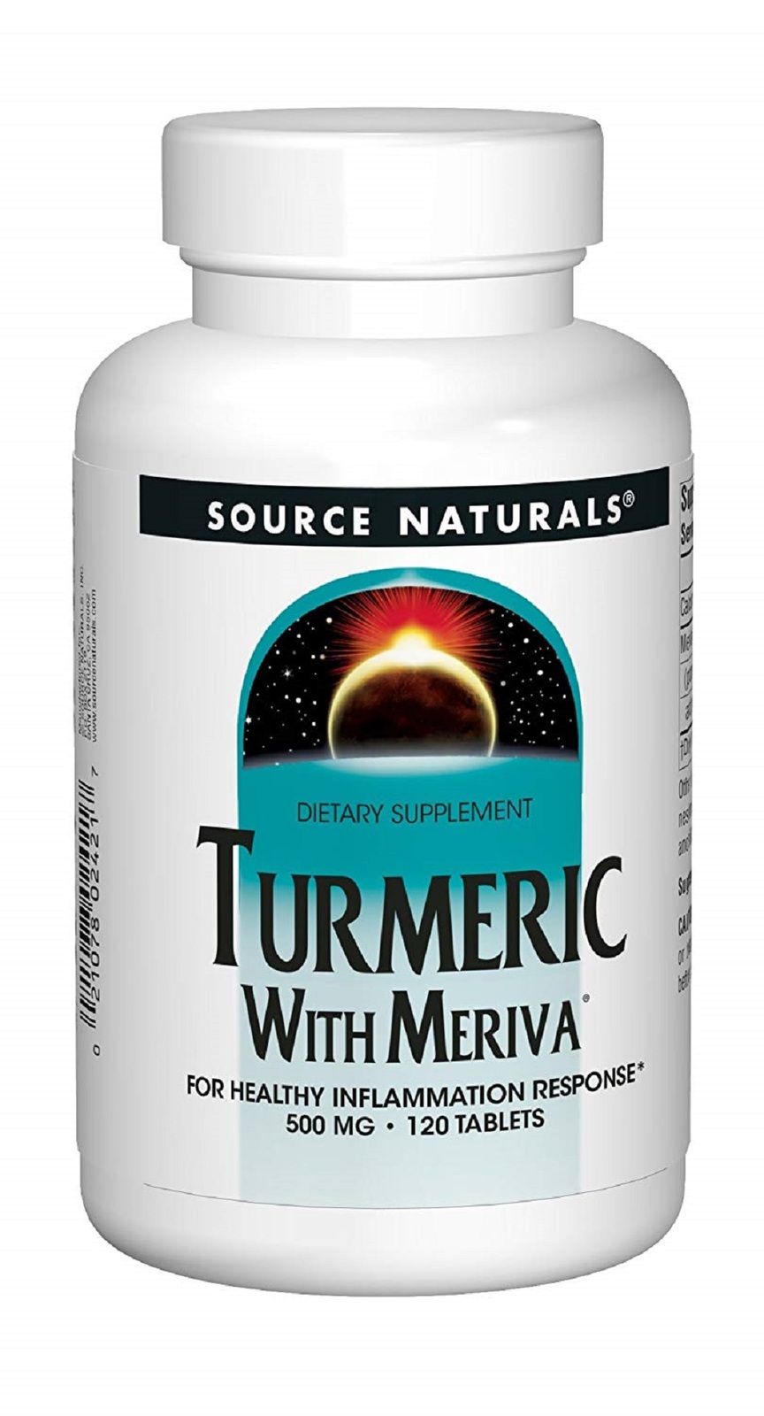 Source Naturals Turmeric w Meriva 500mg Healthy Inflammatory Response - 120 Tabs