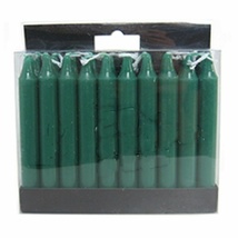 Box of 20 Green Spell Candles 4&quot; Chime Mini Taper Candle #GRV20 - $32.17