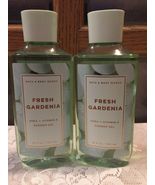 Set of 2 Bath &amp; Body Works Fresh Gardenia Shower Gel Honeysuckle Aloe Sh... - $23.66