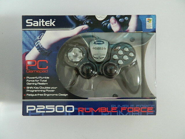 saitek p2500 rumble force pc game pad