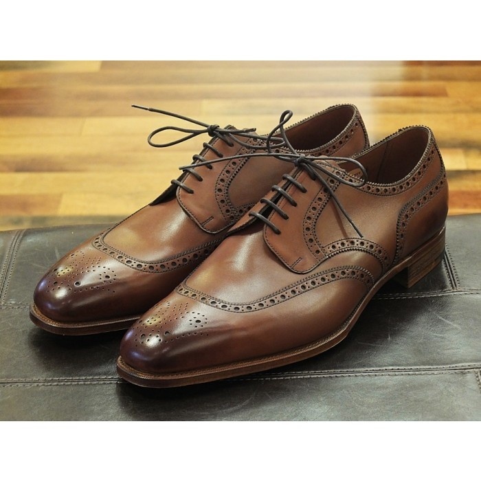 Leatherwine - Awesome wear two tone leather lace up formal wear shoes