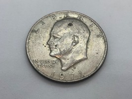 US $1 Dollar Eisenhower 1971 D Coin Eagle - $55.44