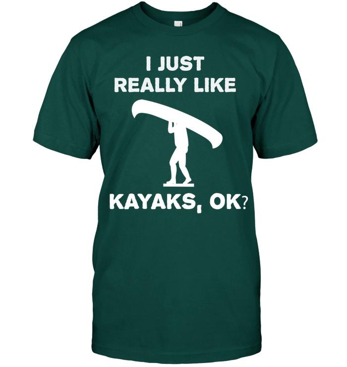 I Love Kayaking Cute Kayak T Shirt Funny Joke Tshirt Gift Vintage Men ...