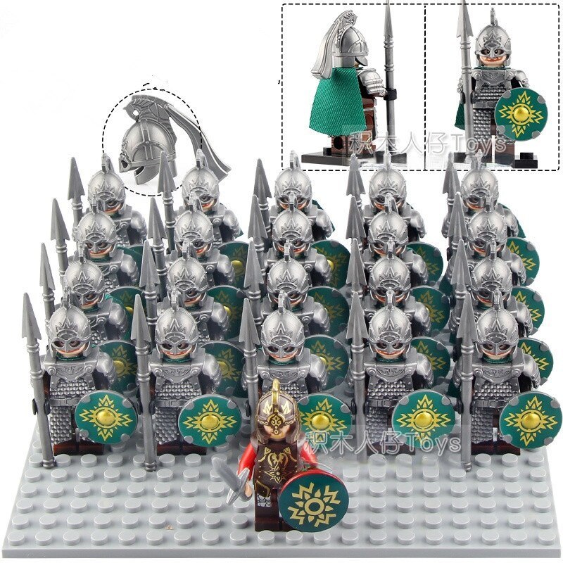 21pcs Lord Of The Rings King Theoden The Rohan warriors Rohan Army Minifigures