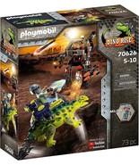 Playmobil Dino Rise Saichania Invasion of The Robot 70626 73 Pieces Ages... - $72.26