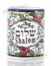 Ceramic Coffee Tea Mug Jewish Shalom Peace Holy Land Armenian d?cor souv... - $26.39