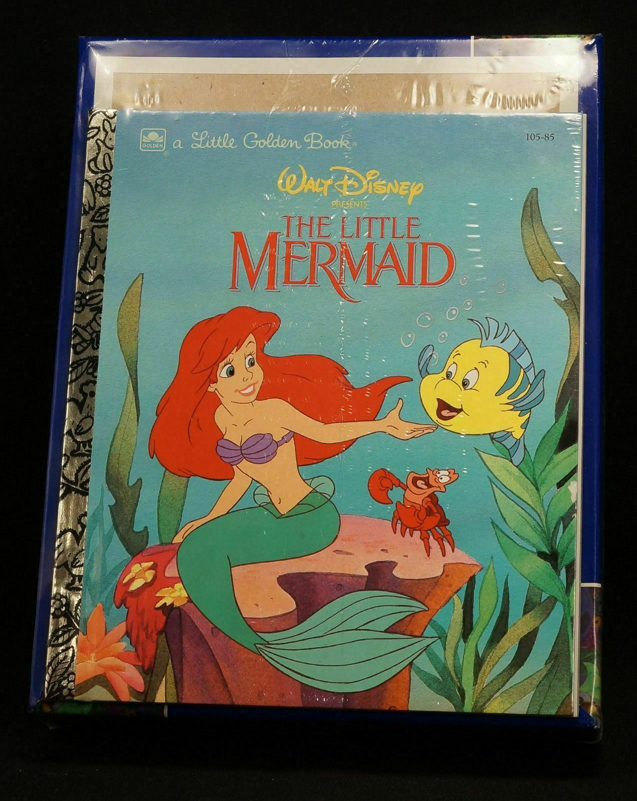 Disney Little Mermaid in Sea Cave Puzzle + Little Golden Book NIP 1990 ...