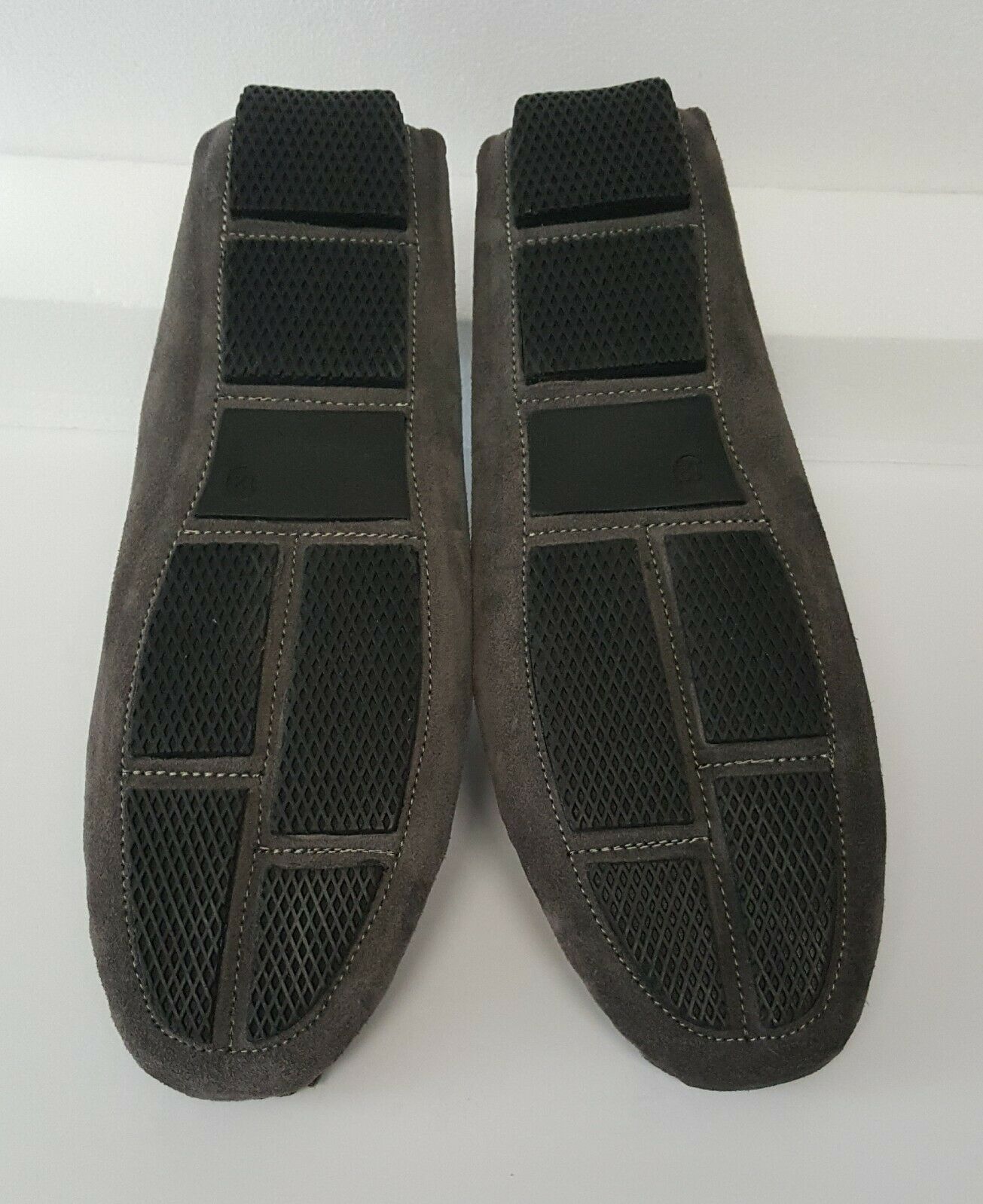Scandia Woods Men's Leather Suede Gray Driving Moccasins Loafer sz 12M ...