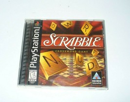 Scrabble-Sony Playstation PS1 Video Game-Black Label-Rated E-Hasbro Inte... - $2.97
