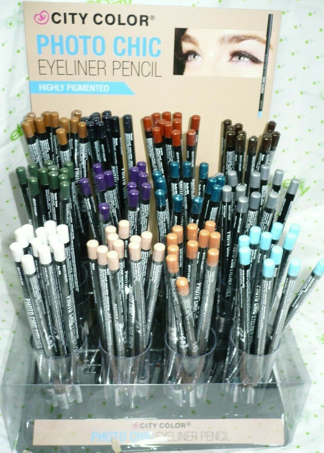 City Color Photo Chic Eyeliner Pencils You Get All 12 Colors Full Size New