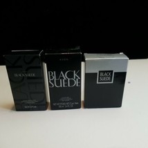  Avon 3 Black Suede Cologne Spray for Men 100 ml. 3.4 fluid oz bottles - $42.57
