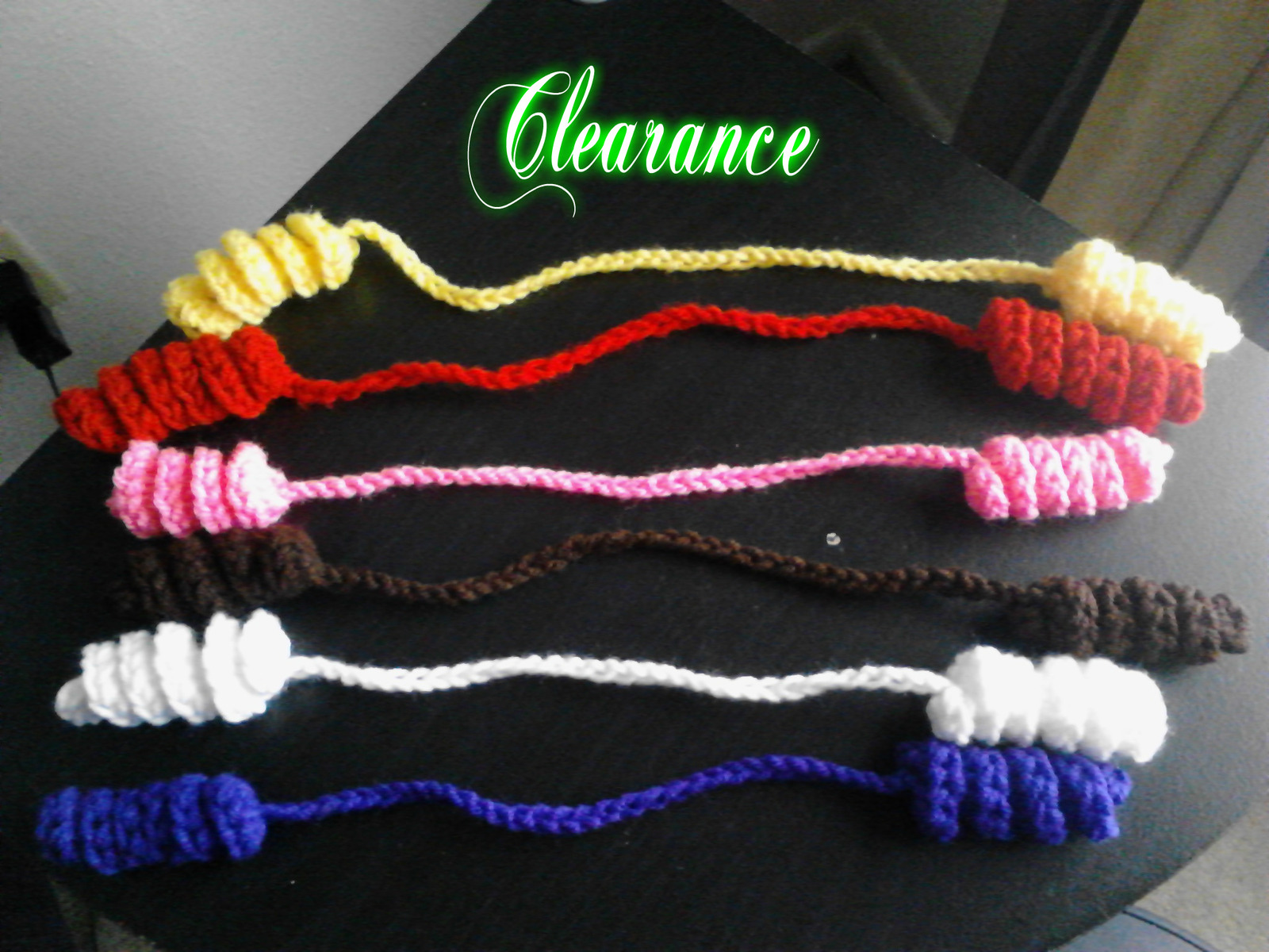 Handmade Crochet Curly Q Hair Accessories/6 - Hair Accessories