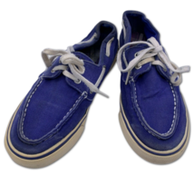 Sperry Topsider Boat Shoes Blue Classic Laced Nautical Blue Women&#39;s Size 7M - $12.86