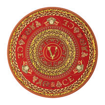 Virtus Holiday Red Service Plate Versace New - $390.00