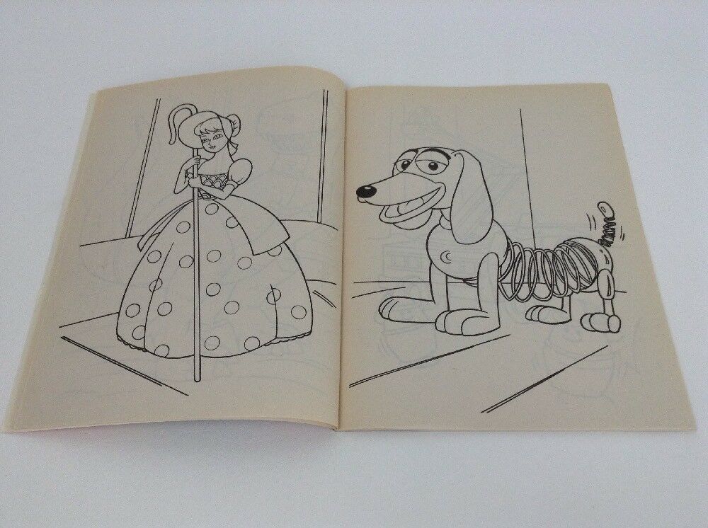 Toy Story Trace and Color Original Movie Coloring Book New Vintage 1995 ...