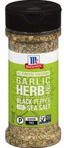 McCormick Garlic, Herb and Black Pepper and Sea Salt All Purpose Seasoning-4.37  - $14.99