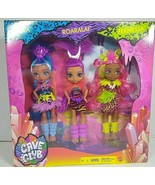 CAVE CLUB 3 Pack Of Dolls. TELLA, ROARALAI, FERNESSA - Prehistoric Kids ... - $19.99