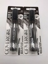 2x COVERGIRL EASY BREEZY BROW BROW MASCARA # 605 RICH BROWN - $9.80