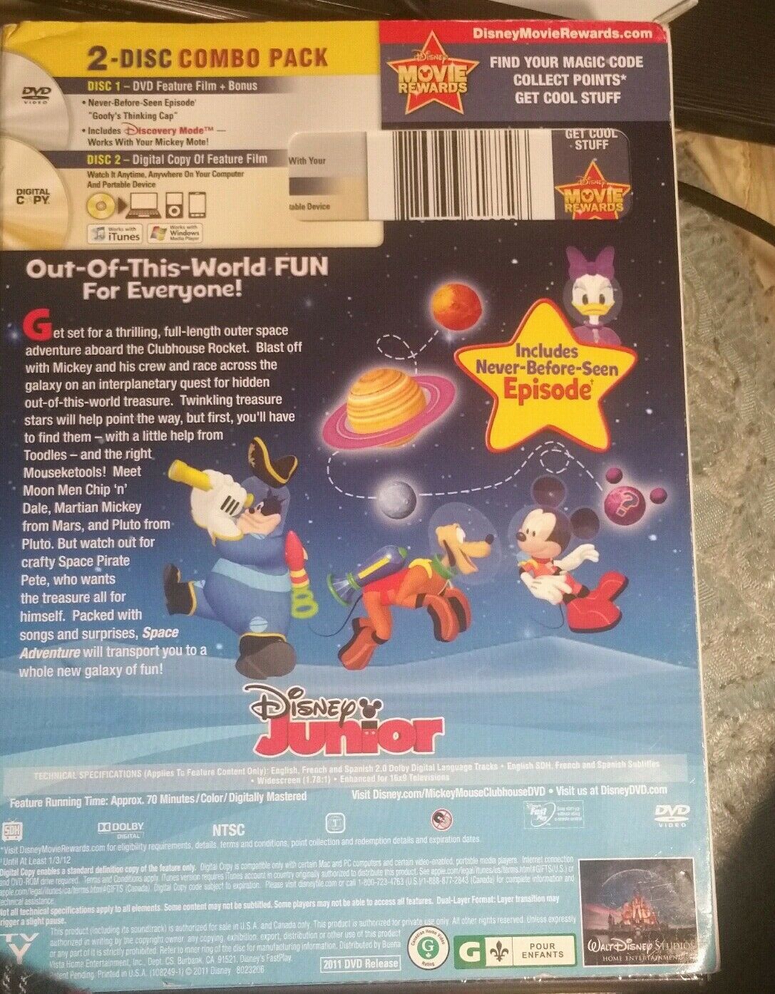 Mickey Mouse Clubhouse Space Adventure Dvd Disney Junior G | My XXX Hot ...