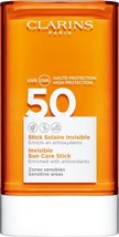 Clarins Sun Stick Solaire Invisible Visage UVB/UVA 50 17g - $70.00