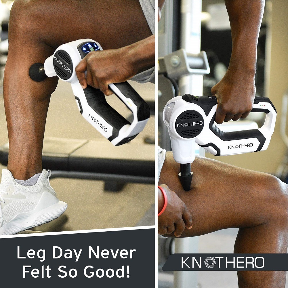 Knot Hero Massage Gun for Athletes Deep Tissue Chiropractic Massager