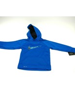 NEW Nike Therma Hoodie Boys Dri-Fit Blue Jay Gym Training Youth 86C385-U... - $20.66