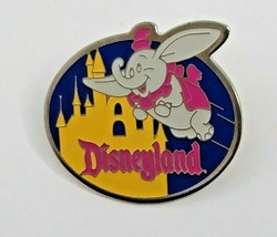 Disney Lapel Pin Flying DUMBO 1997 Disneyland Castle Vintage Trading Travel - $8.99