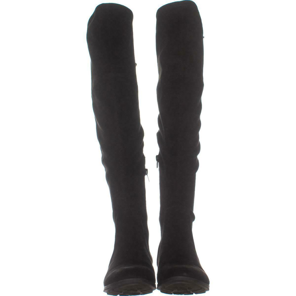 over the knee tie boots