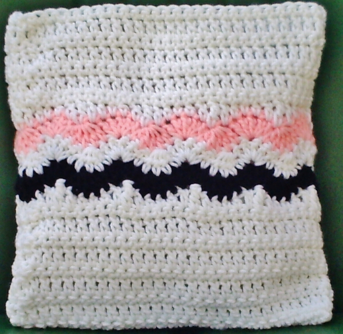 Crochet Pattern 102B PDFfor 3 Color Exaggerated Ripple Afghan, Pillow ...