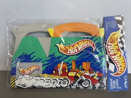 1995 Hot Wheels Party Meal Box Set of 4 Birthday Celebration Vintage 90’s Mattel - $14.85
