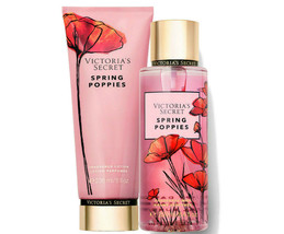 Victoria's Secret Spring Poppies Fragrance Lotion + Fragrance Mist Duo Set - $39.95