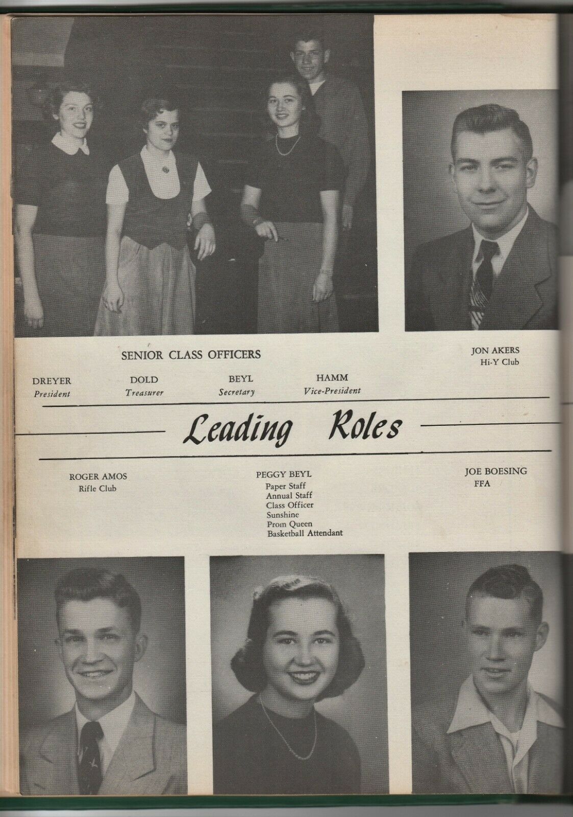 1952 Silver Creek High School Yearbook, Silver Leaves. Sellersburg