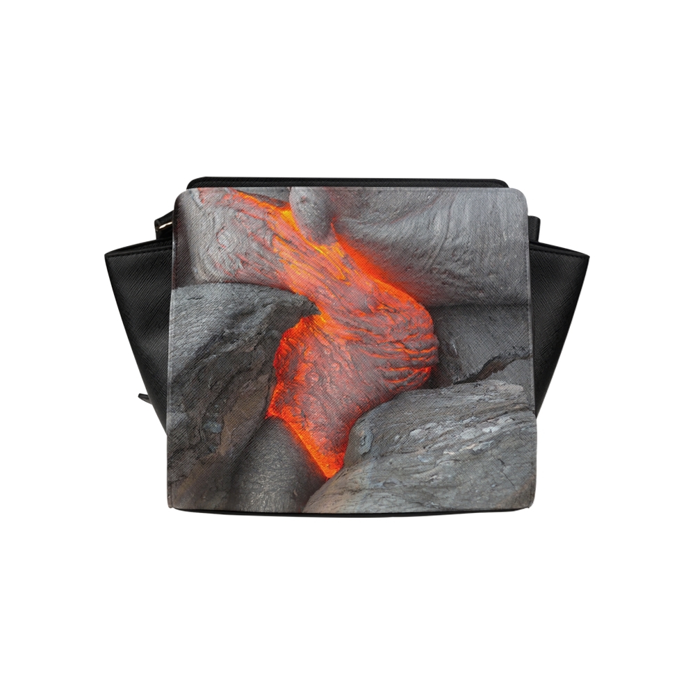 Sighing Volcanic Eruption Satchel Bag Crossbody Bags Travel Tote Bags