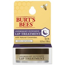 Burt&#39;s Bees 100% Natural Overnight Lip Treatment, 0.25 oz - $11.29