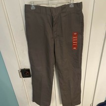 Dickies 874 Pants Mens Original Fit Classic Work Uniform Bottoms Charcoal 32x32 - $28.99