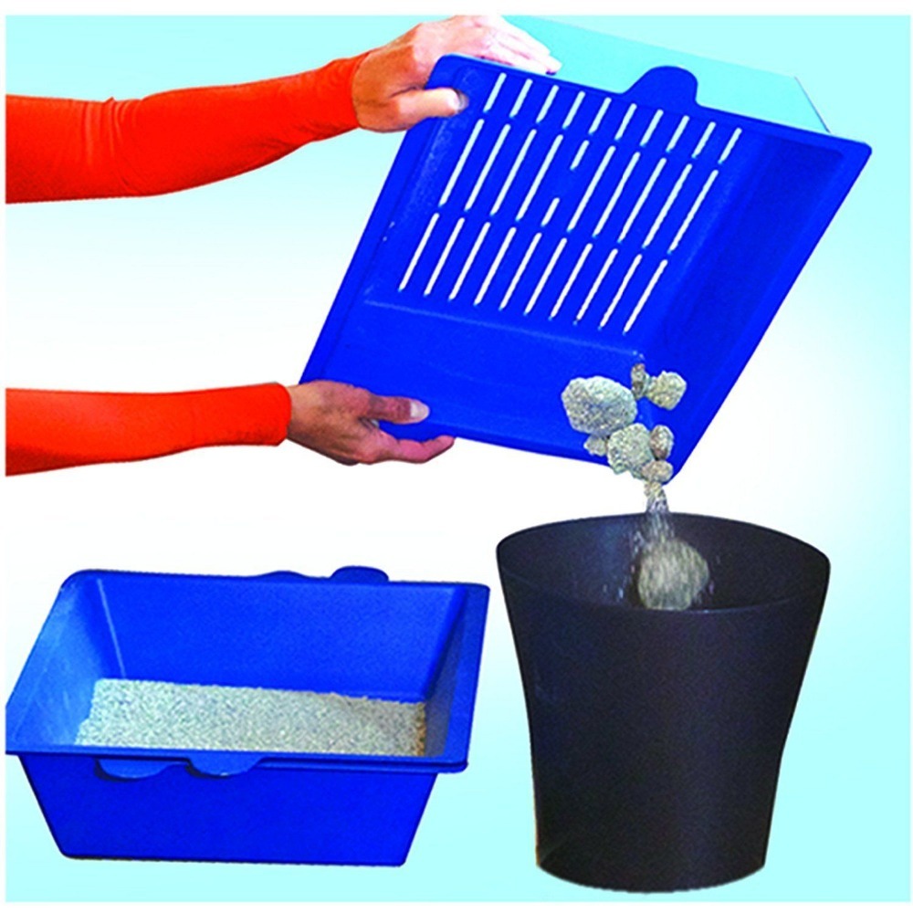 3PCS/LOT Sift Away Cat Self Sifting Litter Box Litter Boxes