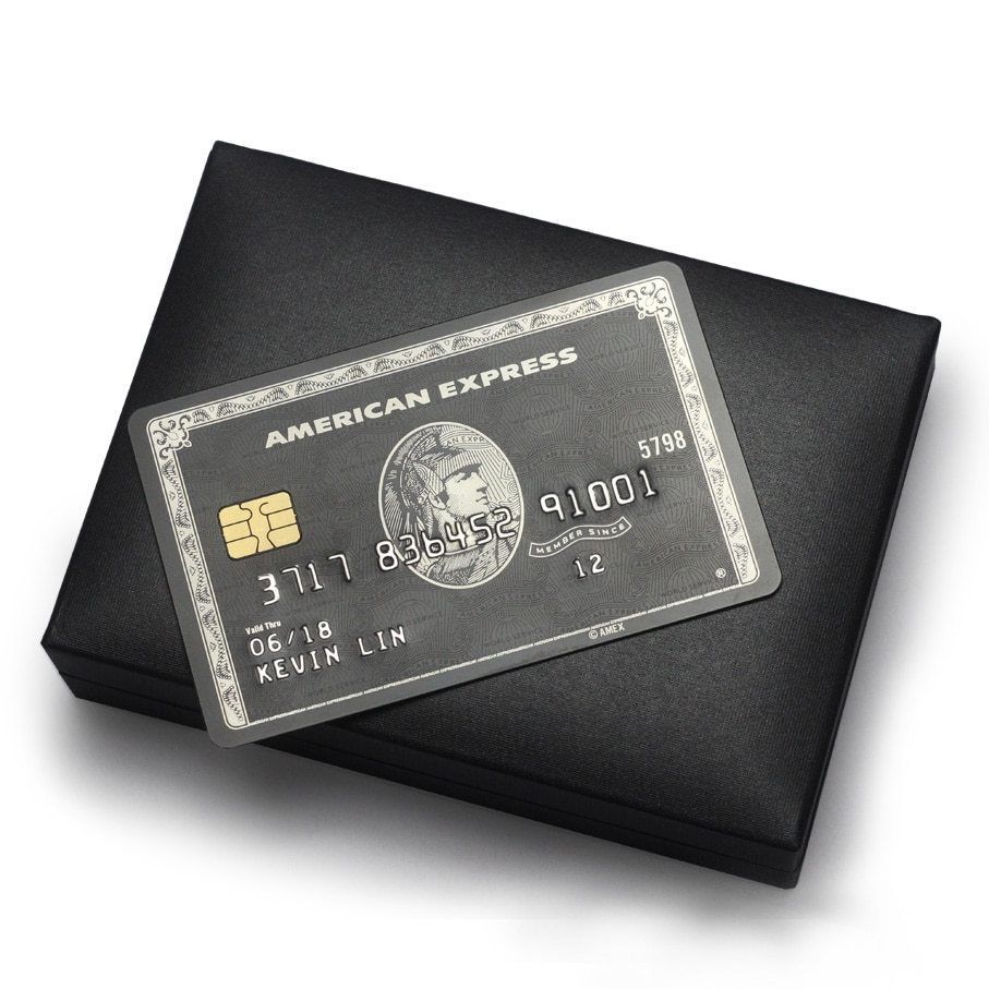 American Express Centurion Amex Black Card TOP QUALITY Customisable ...