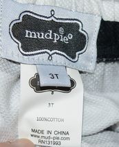 Mud Pie Summer Black White Pink Flower Shirt Shorts Set Size 3T-
show origina... image 9