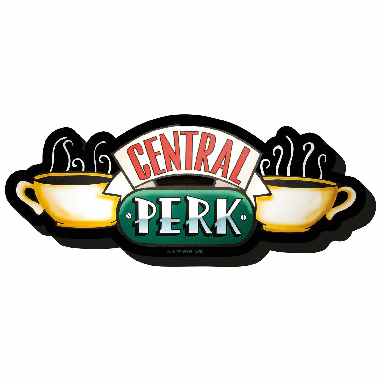 Friends Central Perk White Refrigerator