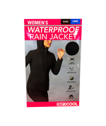 32 Degrees Cool Women&#39;s Black Waterproof Rain Jacket Size Large - $22.99