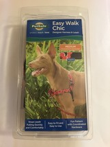 PetSafe Easy Walk Chic Harness Size Medium Poppies Design - $27.95