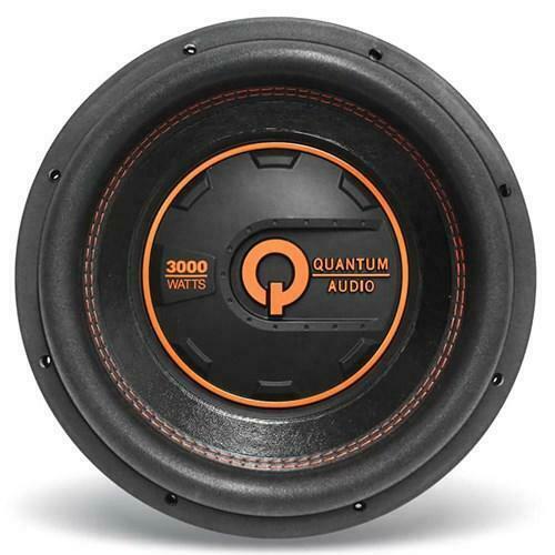 Quantum Audio QW3000/12D4 12 inch 10003000 Watts 4 Ohm Dvc Subwoofer