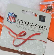 NFL Licensed Cincinnati Bengals Christmas Stocking Bells Snowflakes Logo image 5