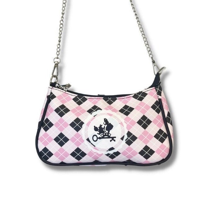 Alice in wonderland pink chain decor shoulder bag handbag Halloween gift prop