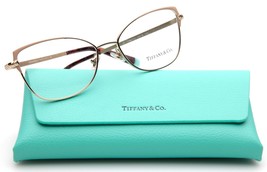 New Tiffany & Co. Tf 1136 6150 Pale Gold Eyeglasses Frame 53-16-140 B40 Italy - $161.69