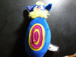 Melissa & Doug Monster Bowling Replacement Stuffed Plush Pin~Blue & Yellow - $11.77