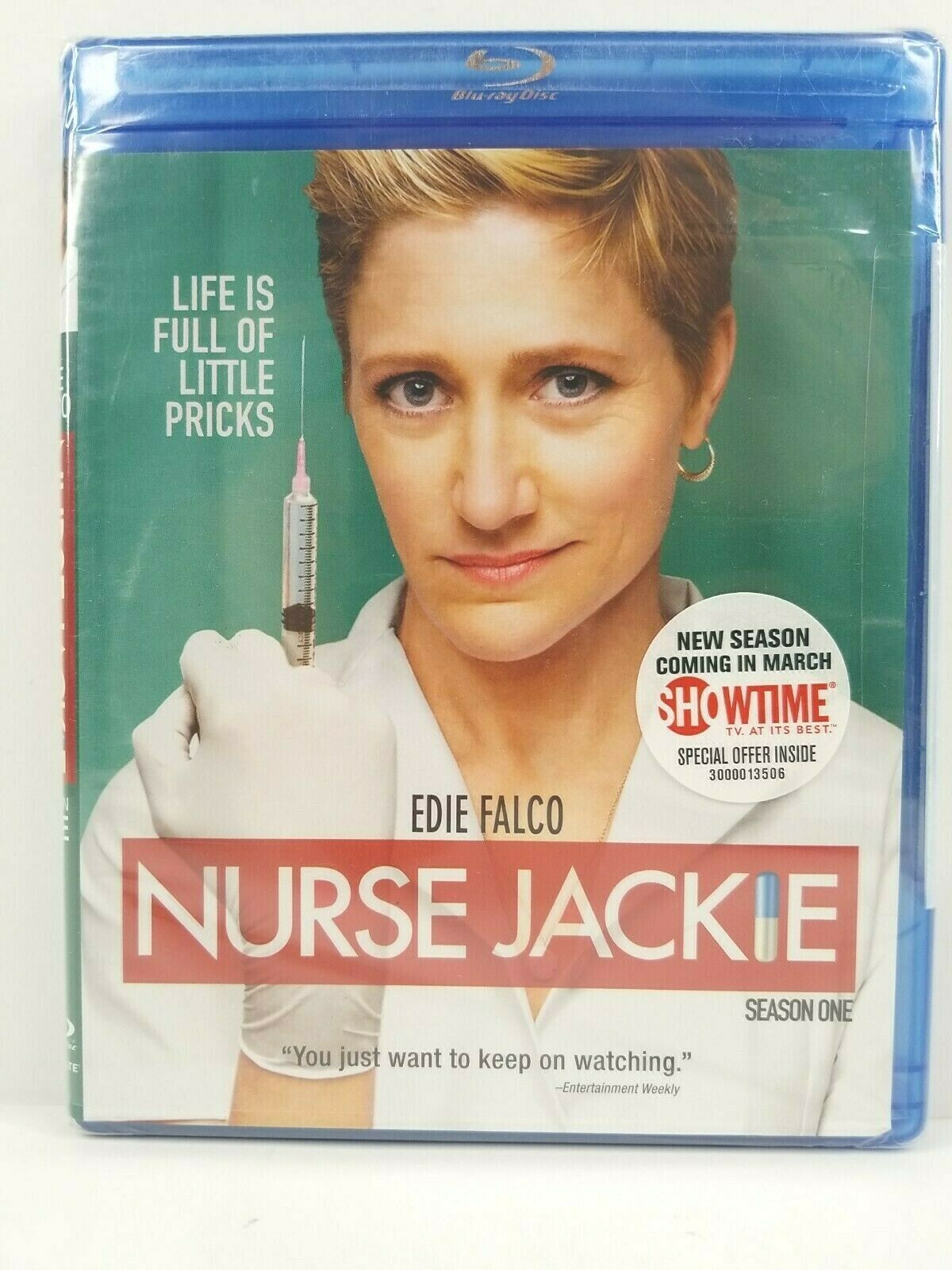 Nurse Jackie Season One Blu Ray Dvd Edie Falco Showtime Nurse Medical